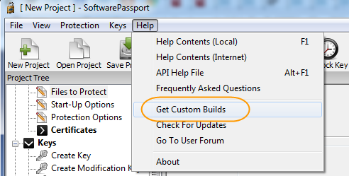 Armadillo (SoftwarePassport) - Get Custom Build
